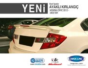 Honda Civic Sedan IX 2011-2016 Isikli Spoiler (primed for painting) photo 2