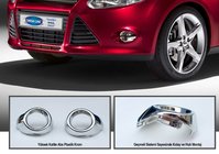 Ford Focus III 2011-2017 Chrome Fog Light Covers (2 pcs, plastic) photo 1