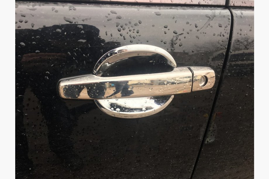 Mercedes E-class W210 1995-2002 Chrome Door Handle Covers (4 pcs, Stainless Steel) Carmos - Turkish Stainless Steel Image