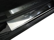 Mercedes ML W164 2005-2011 Door Sill Covers Nataniko (4 pcs, Stainless Steel) Premium - 3M Tape, 0.8 mm photo 1
