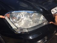 Mercedes ML W164 2005-2011 Chrome Headlight Covers (2 pcs, plastic) photo 1