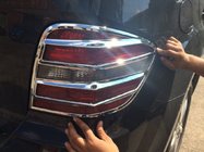 Mercedes ML W164 2005-2011 Chrome Tail Light Covers (2 pcs, plastic) photo 1