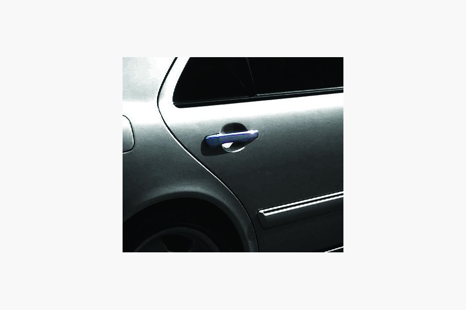 Mercedes E-class W210 1995-2002 Chrome Door Handle Covers (4 pcs, plastic) Image