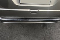 Mercedes Viano 2004-2014 Rear Bumper Protector Black Chrome OmsaLine (Stainless Steel) photo 1