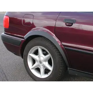 Fender flare extensions (1987-1991, set of 4, black)