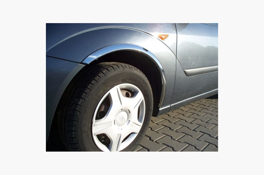 Ford Focus I 1998-2005 Fender flares (4 pcs, stainless steel) Photo 1