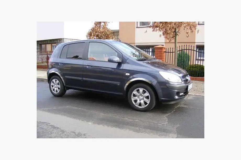 Hyundai Getz 2002- Fender flares (4 pcs, stainless steel) Image