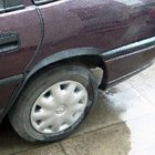 Opel Vectra A 1987-1995 Fender trims (4 pcs, black) photo 1