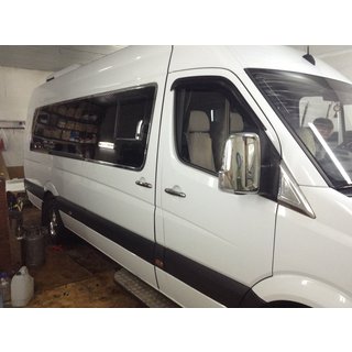 Full Window Trim Long / ExtraLong (Stainless Steel) Mercedes Sprinter W906 2006–2018 photo 2