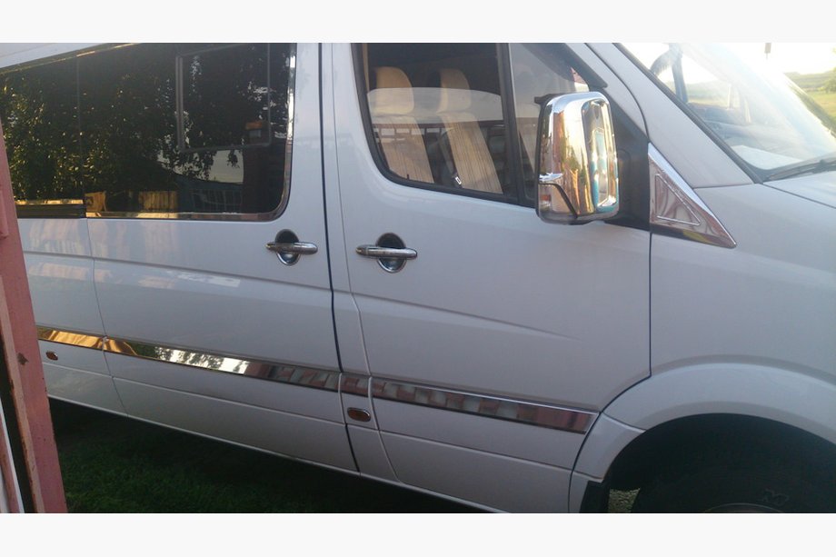 Mercedes Sprinter W906 2006–2018 Stainless Steel Handle Covers (4 pcs) Photo 2