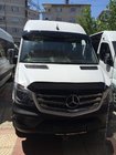 Mercedes Sprinter W906 2006–2018 Windshield visor on frame V1 (black gloss, 5mm) photo 5