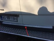 Mercedes Sprinter W906 2006–2018 Rear Bumper Protector MATTE (Omsa, Stainless Steel) photo 2