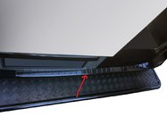 Volkswagen Crafter 2006-2016 Rear Bumper Protector Stainless Steel (Omsa) photo 1