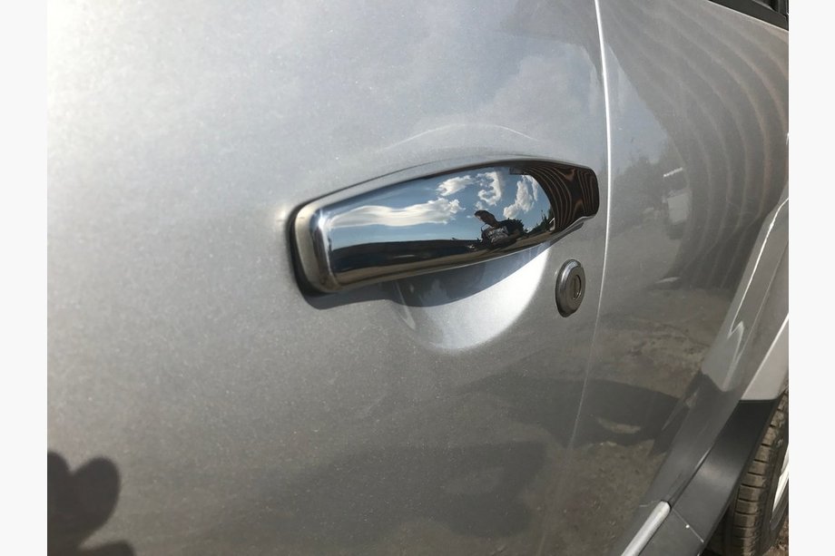 Renault Duster 2008–2017 Chrome Door Handle Covers (4 pcs, Stainless Steel) Carmos - Turkish Stainless Steel Image