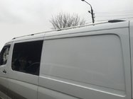 Mercedes Sprinter W906 2006–2018 Roof Rails DD 265 cm, Chrome, Plastic Foot photo 1