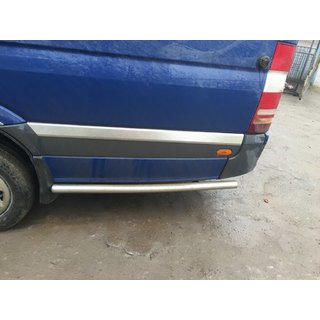 Side pipes behind rear wheel (2 pcs, stainless steel) photo 2