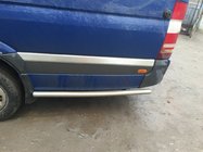 Volkswagen Crafter 2006-2016 Side pipes behind rear wheel (2 pcs, stainless steel) photo 2