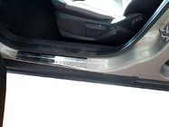 Ford Courier 2014-2023 Door Sill Protectors OmsaLine (4 pcs, Stainless Steel) photo 1
