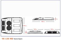 Volkswagen T5 Transporter 2003-2010 Roof air conditioner 13.5 kW (monoblock) photo 3