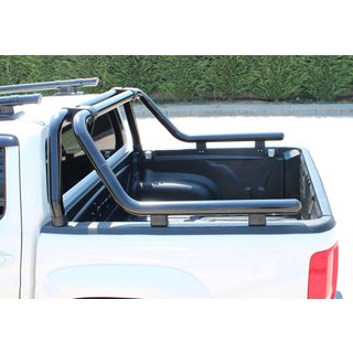 Body roll bar (black) Toyota Hilux 2015- photo 1