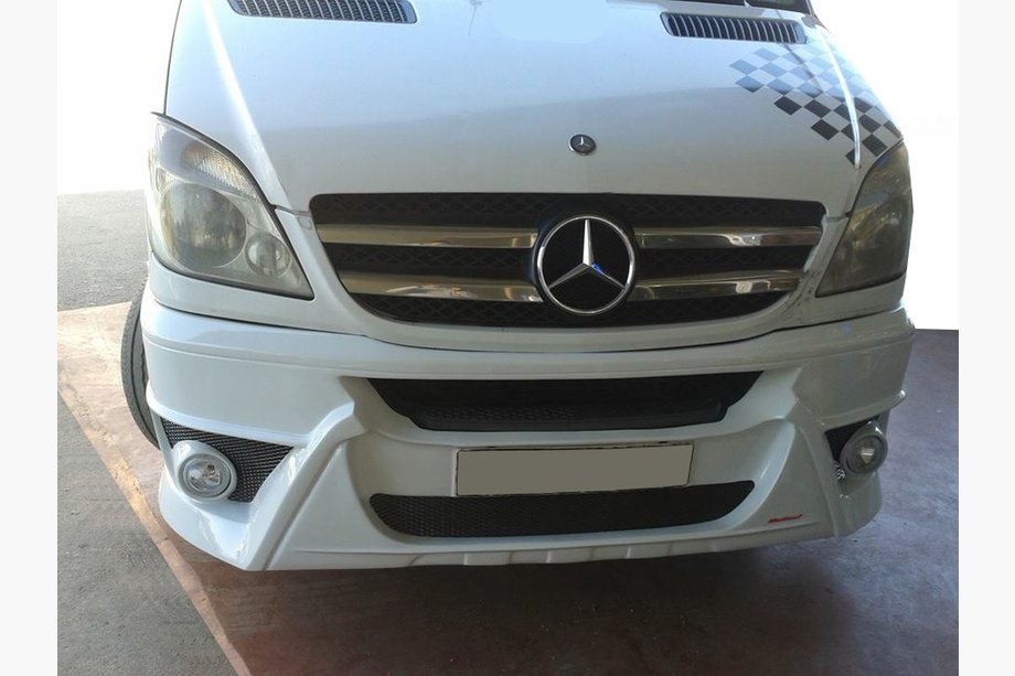 Mercedes Sprinter W906 2006–2018 Front bumper lip Sport 1 (2006-2013) Photo 2