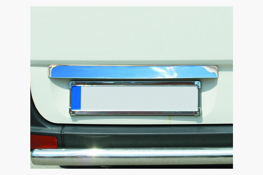 Volkswagen Crafter 2006-2016 Chrome trim above license plate (stainless steel) OmsaLine - Italian Stainless Steel Photo 4