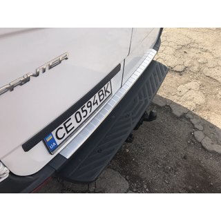 Rear Bumper Protector MATTE (Omsa, Stainless Steel) photo 4
