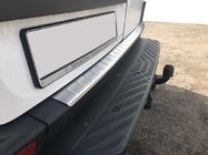 Mercedes Sprinter W906 2006–2018 Rear Bumper Protector MATTE (Omsa, Stainless Steel) photo 1