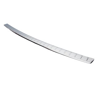 Rear Bumper Protector Carmos V1 (SW, Stainless Steel) Skoda Superb 2009-2015 photo 3