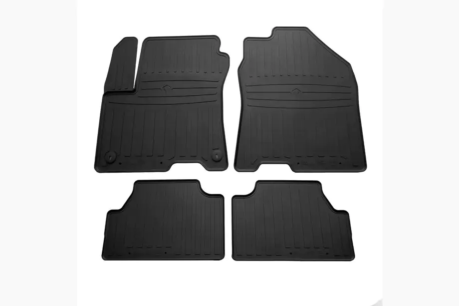 Hyundai Kona 2017-2023 Rubber Floor Mats Electric (4 pcs, Stingray Premium) Image