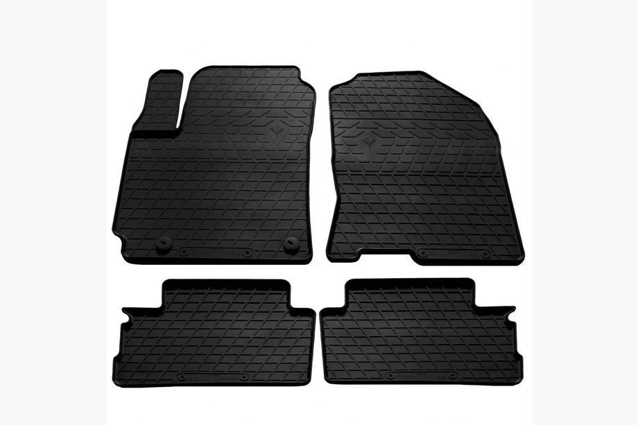 Hyundai Kona 2017-2023 Rubber Floor Mats (4 pcs, Stingray Premium) Image