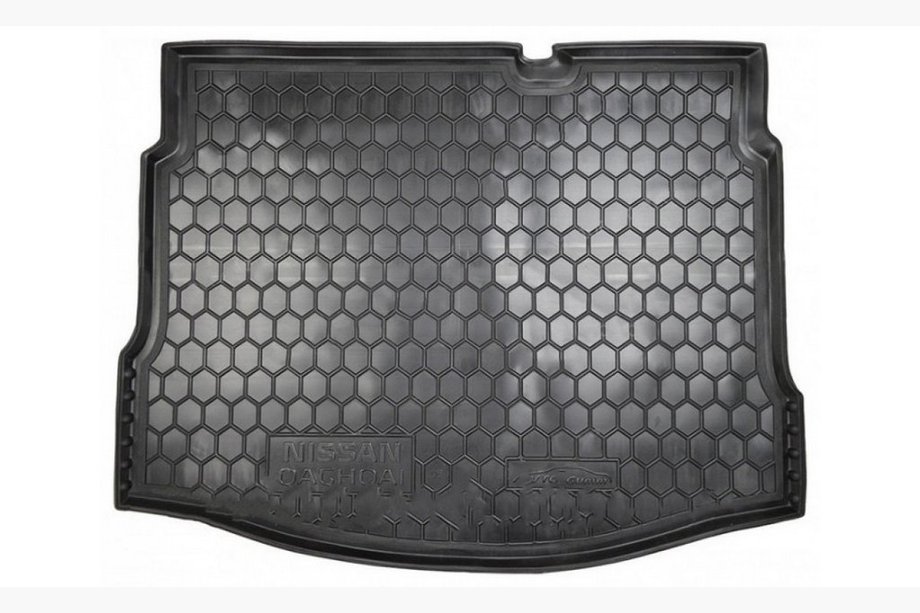 Nissan Qashqai 2010-2014 Trunk mat with spare wheel well (Autogumm, rubber) Image