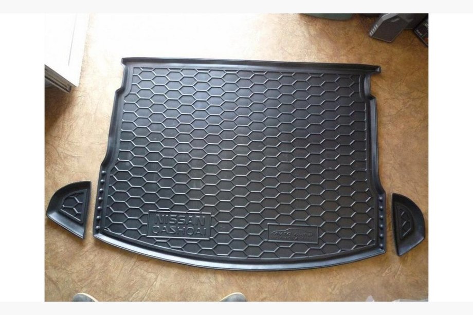 Nissan Qashqai 2007-2010 Trunk mat full-size spare wheel (Autogumm, rubber) Image