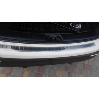 Rear Bumper Protector OmsaLine (2014-2017, Stainless Steel) Nissan Qashqai 2014-2021 photo 4