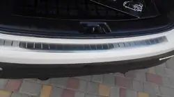 Nissan Qashqai 2014-2021 Rear Bumper Protector OmsaLine (2014-2017, Stainless Steel) photo 4