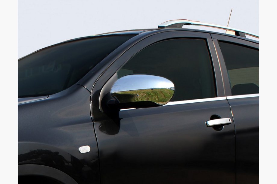 Nissan Qashqai 2010-2014 Mirror Covers Carmos (2 pcs, plastic) Image