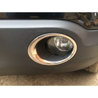 Fog Light Trim Surround Covers (2 pcs, Stainless Steel) Nissan Qashqai 2007-2010 photo 1
