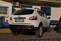 Nissan Qashqai 2007-2010 Trunk sill protector stainless steel Carmos - Turkish Stainless Steel photo 2