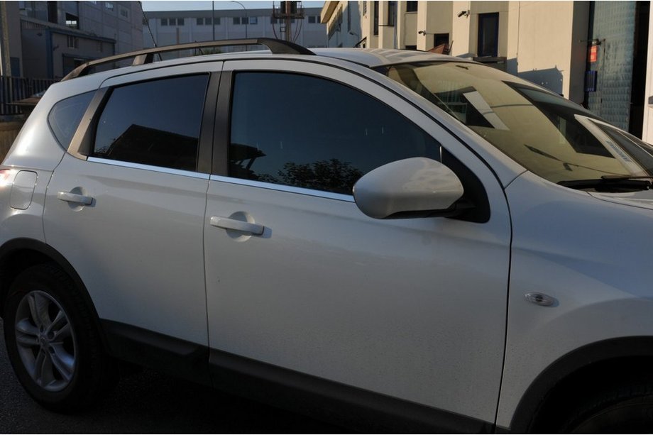 Nissan Qashqai 2010-2014 Exterior door trim (4 pcs, stainless steel) 2↗ Long Wheelbase, OmsaLine - Italian Stainless Steel Photo 2