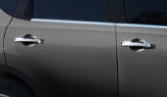 Suzuki Equator 2009- Chrome Door Handle Covers (Omsa, 4 pcs, Stainless Steel) photo 2