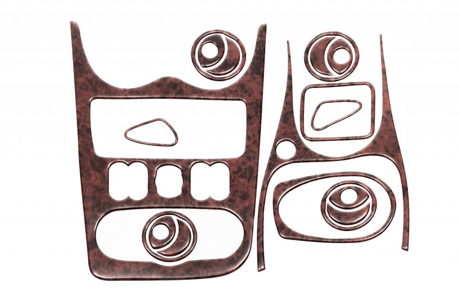 Dacia Duster 2008-2018 Dashboard Trim Covers (2008-2013) Carbon Image