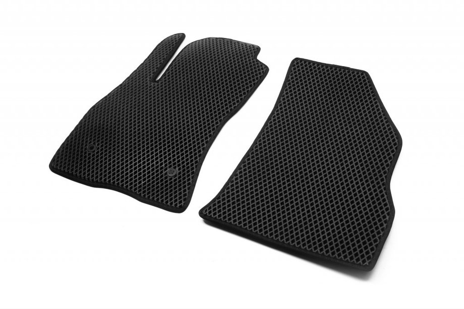 Fiat Doblo II 2010-2022 EVA Floor Mats (black, front) Image