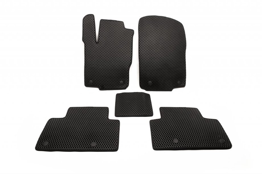 Mercedes GLE/ML class W166 2011-2018 EVA Floor Mats (Black) Image