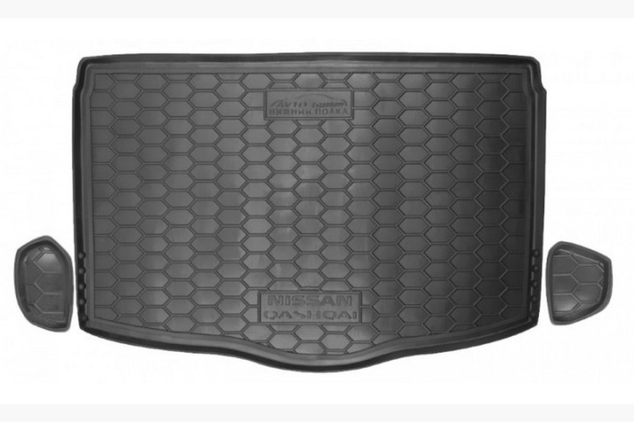 Nissan Qashqai 2014-2021 Trunk mat 2017+ lower shelf (Autogumm, rubber) Image
