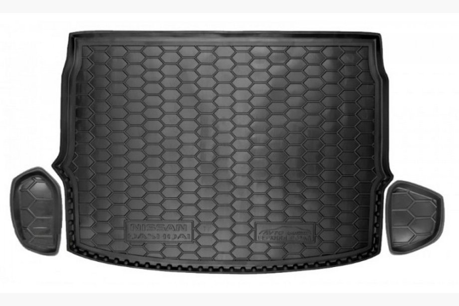 Nissan Qashqai 2014-2021 Trunk mat 2017+ upper shelf (Autogumm, rubber) Image