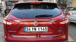 Nissan Qashqai 2014-2021 Trunk trim stainless steel photo 4