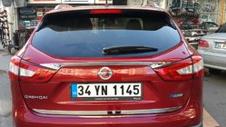 Nissan Qashqai 2014-2021 Trunk trim stainless steel photo 5