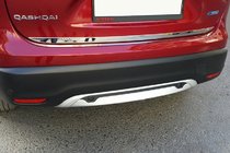 Nissan Qashqai 2014-2021 Trunk trim stainless steel photo 1