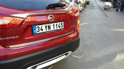 Nissan Qashqai 2014-2021 Trunk trim stainless steel photo 6