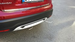 Nissan Qashqai 2014-2021 Trunk trim stainless steel photo 3